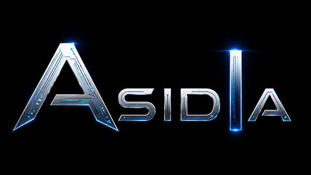 Asidia official metallic wordmark