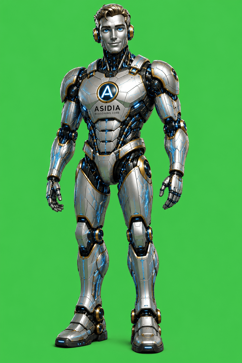 Sid, Asidia's silver and blue autonomous assistant